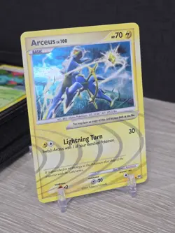 Pokemon Card TCG Arceus Lv.100 AR6 Holo Rare Platinum 2009 Vintage SWIRL - Image 1