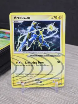 Pokemon Card TCG Arceus Lv.100 AR6 Holo Rare Platinum 2009 Vintage SWIRL - Image 3