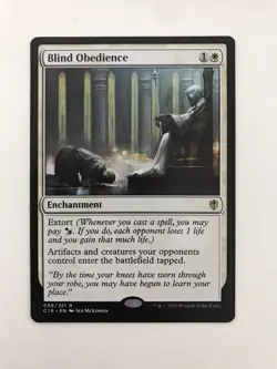 Blind Obedience MTG Magic the Gathering Card NM Near Mint C16 - Image 1