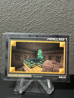 2024 Panini Minecraft Trading Cards OptiChrome Achievements The EndU - Image 1