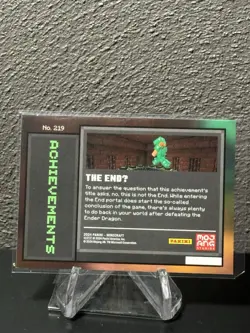 2024 Panini Minecraft Trading Cards OptiChrome Achievements The EndU - Image 2