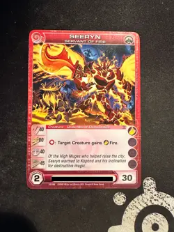 Seeryn, Servant of Fire - Alliances Unraveled - Chaotic Card - Choose Stats! - Image 3