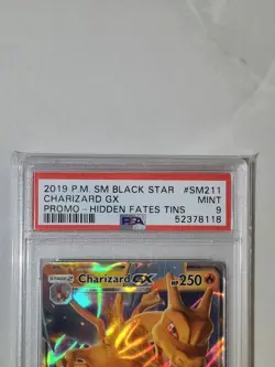 Charizard🔥 Black Star Promo Hidden Fates PSA 9 Mint Graded Pokemon Card Holo GX - Image 2