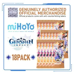 18Pack SHININGSOUL GENSHIN IMPACT Official TCG Booster Anime Game Card - Image 1
