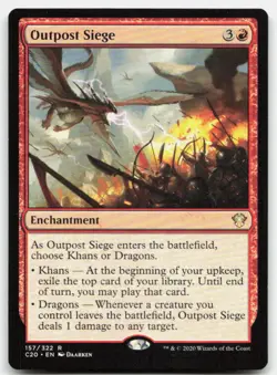 MTG Outpost Siege R Commander 2020 157 LP - Image 1