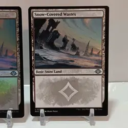 Magic The Gathering Snow-Covered Wastes #229 Lot Of 2 Modern Horizons 3 One Foil - Image 3
