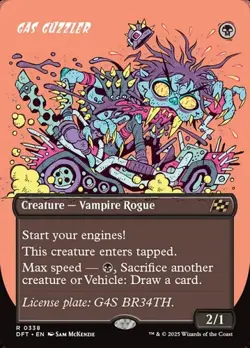 2x Gas Guzzler - Extended Art DFT LP MTG - Image 1