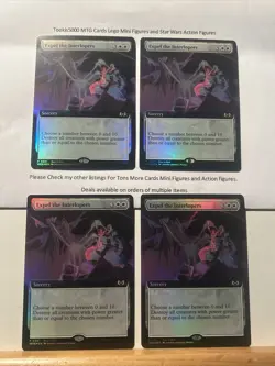 MTG Expel the Interlopers Buy-a-box Promo Extended Art Foil Playset (x4) - Image 1