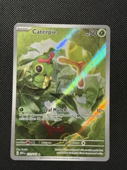 Pokemon ENGLISH - 151 - Caterpie - 172/165 - Illustration Art Rare - M/NM - Image 2