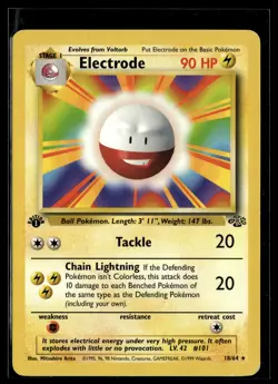 Electrode 18/64 Jungle Rare Pokemon - Image 1