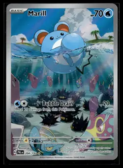 Marill 204/193 Paldea Evolved Illustration Rare Pokemon - Image 1