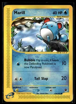 Marill 120/165 Expedition Base Set Common Pokemon - Image 1
