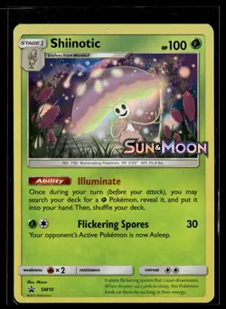 Shiinotic SM10 SM Black Star Promos Promo Pokemon - Image 1
