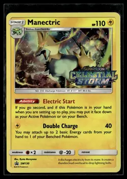 Manectric SM130 SM Black Star Promos Promo Pokemon - Image 1
