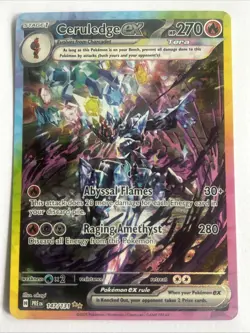 Pokemon TCG Prismatic Evolutions Ceruledge EX 147/131 Special Illustration Rare - Image 1