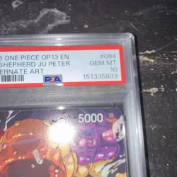 The Five Elders One Piece OP13 Special Alternate Art PSA 10 Sequential Set of 5 - Image 4