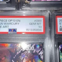 The Five Elders One Piece OP13 Special Alternate Art PSA 10 Sequential Set of 5 - Image 5