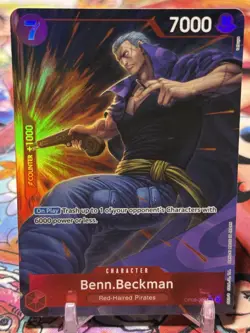 BENN BECKMAN - One Piece OP09-009 - AA Alt Art Super Rare SR Emperors New World - Image 1