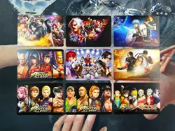 9×The King Of Fighters Doujin Card KOF Goddess Stroy Waifu Holo Foil - Image 1
