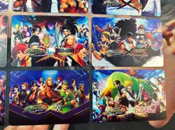 9×The King Of Fighters Doujin Card KOF Goddess Stroy Waifu Holo Foil - Image 3