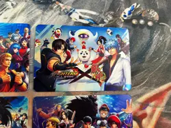 9×The King Of Fighters Doujin Card KOF Goddess Stroy Waifu Holo Foil - Image 5
