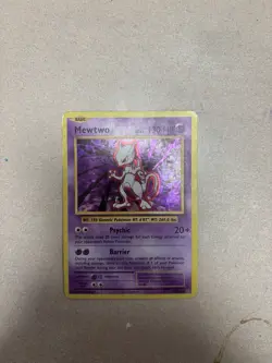 Pokemon Mewtwo 51/108 2016 Holo 130 HP Psychic Basic Trading Card - Image 3