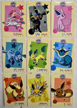 Pokemon Let's Go Eevee Database Peru Set Eeveelutions Eevee Umbreon Glaceon - Image 1