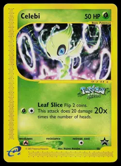 Pokemon Card - Celebi WoTC 50 Pokemon 4Ever Promo - Image 1