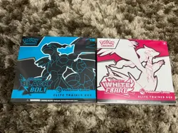 Black Bolt & White Flare Pokemon Center Elite Trainer Boxes ETB Sealed - Image 1