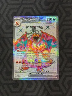 Pokemon - Charizard ex 215/197 - Ultra Rare - Full Art - Obsidian Flames - NM/M - Image 1