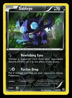 Sableye 44/98 Reverse Holo Ancient Origins Pokemon Card - Image 1