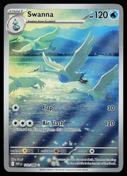 Swanna 110/086 Holo Illustration Rare White Flare Pokemon Card - Image 1