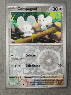 Carte POKEMON FR -EV04.5 Destinees de Paldea 073/091 Compagnol Reverse Neuf - Image 1