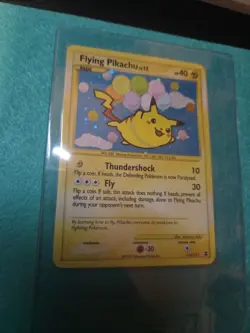 Flying Pikachu - 113/111 - Pokemon Rising Rivals Holo Rare LP - Image 1