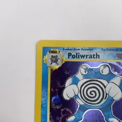 Poliwrath 15/130 Base Set 2 Holo LP WOTC Pokemon TCG Vintage Single - Image 4