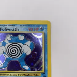 Poliwrath 15/130 Base Set 2 Holo LP WOTC Pokemon TCG Vintage Single - Image 5