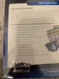 Pokemon TCG: Pokemon GO Elite Trainer Box ETB Factory Sealed New 820650850509 - Image 3