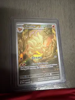 Pokemon Ninetales 199/197 Illustration Rare Obsidian Flames TCG NM/Mint IR - Image 1