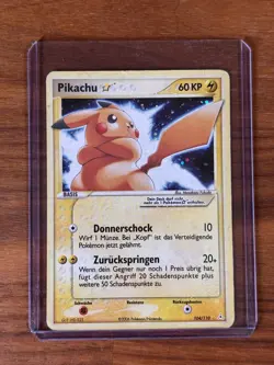 Pokemon Pikachu Gold Star Deutsch 104/110 EX Holon Phantoms Deutsch - Image 1