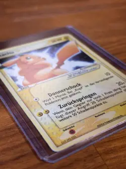 Pokemon Pikachu Gold Star Deutsch 104/110 EX Holon Phantoms Deutsch - Image 4