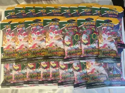 Lot of (26) Pokemon TCG Evolving Skies Sleeved Booster Packs SEALED/NEW - Image 1