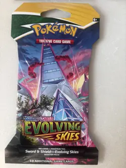 Lot of (26) Pokemon TCG Evolving Skies Sleeved Booster Packs SEALED/NEW - Image 2