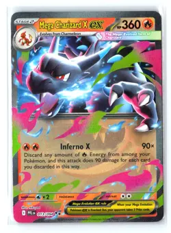 POKEMON MEGA CHARIZARD X EX 013 PHANTASMAL FLAMES NM/M - Image 1