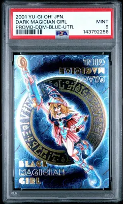 2001 YU-GI-OH! JPN PROMO DARK MAGICIAN GIRL PSA 9 - Image 1
