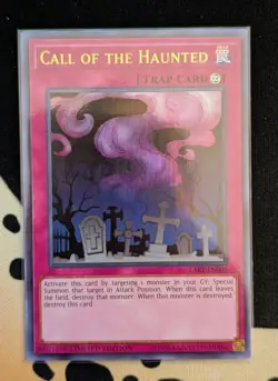 Yugioh Call of Haunted LART-EN009 Ultra Rare Lost Art Promo Limited Edition NM - Image 1