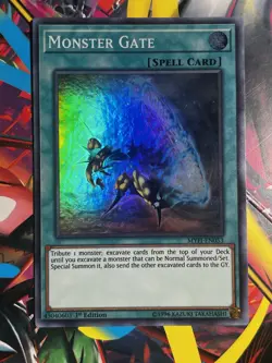 Yugioh Monster Gate MYFI-EN053 Super Rare 1st Ed NM - Image 1