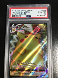 Pokemon - Pikachu VMAX - Vivid Voltage #44/185 - PSA 10 Gem Mint - Image 3