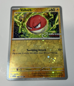 Pokemon TCG Voltorb #100 Professor Program COSMOS HOLO #100 x1 ⚡ - Image 5