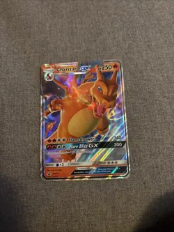 Pokemon TCG Charizard GX SM211 Sun & Moon Black Star Promo Full Art Holo NM - Image 1