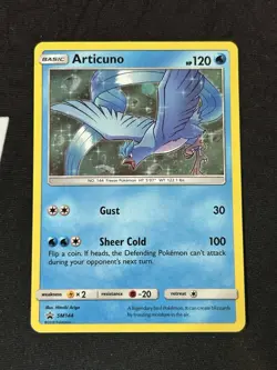 2018 Pokemon Articuno SM144 Sm Holo Black Star Promo Rare - Image 1